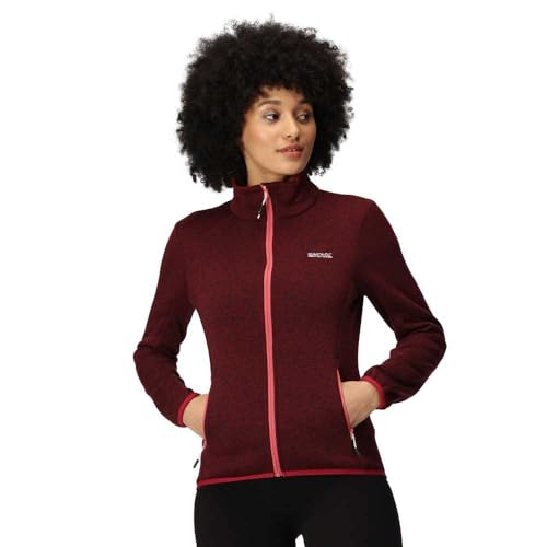 Regatta Damen Women's Newhill Full Zip Fleece Jacket Fleecejacke, Burgnd (RmRd), 40 von Regatta