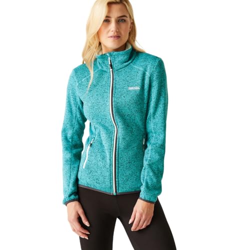 Regatta Damen Women's Newhill Full Zip Fleece Jacket Fleecejacke, Tahoe Blue (Bleached Aqua), 36 von Regatta