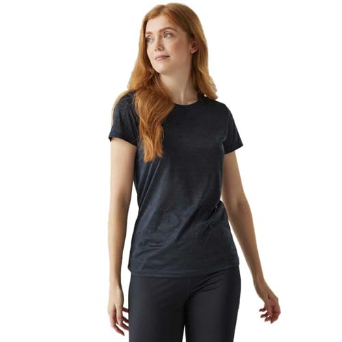 Regatta Damen Womens Fingal Edition Wicking Jersey Navy T-Shirt, 42 von Regatta