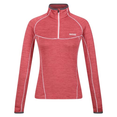 Regatta Damen Yonder Top mit Langen Ärmeln, schnelltrocknend T-Shirt, Mineral Red, 44 von Regatta