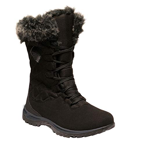 Regatta Damen newley Thermo' Insulated Boots Hohe Stiefel, Schwarz (Black/Briar 3mx), 40 EU von Regatta