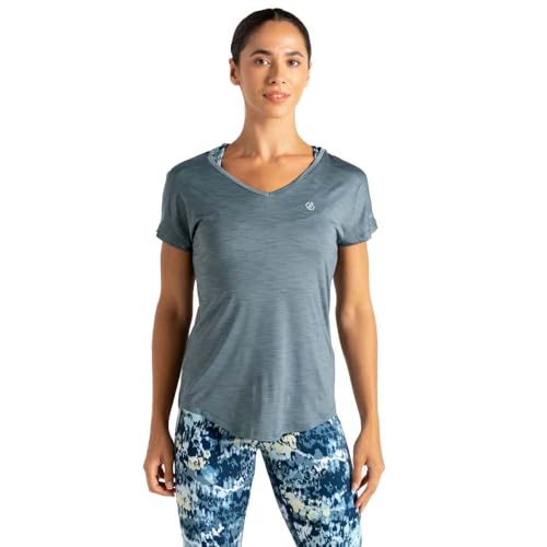 Regatta Dare2b Damen Vigilant T-Shirt Active Gym Top, Element Grey, 36 von Regatta