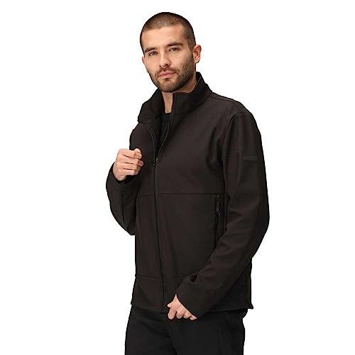 Regatta Herren Dendrick Softshelljacke, Schwarz, L von Regatta