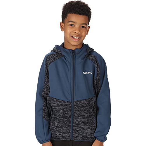 Regatta Jungen Kids' Dissolver Vi Marl Knit Fleece, Navy Moonlight/Denim, 146 von Regatta