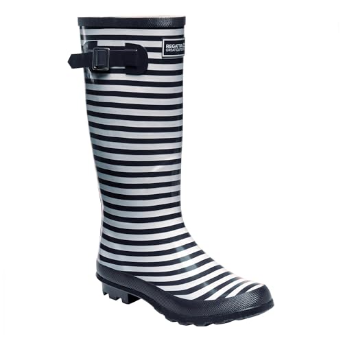Regatta Fairweather II verstellbare Damen-Gummistiefel aus natürlichem Gummi mit Baumwollfutter von Regatta