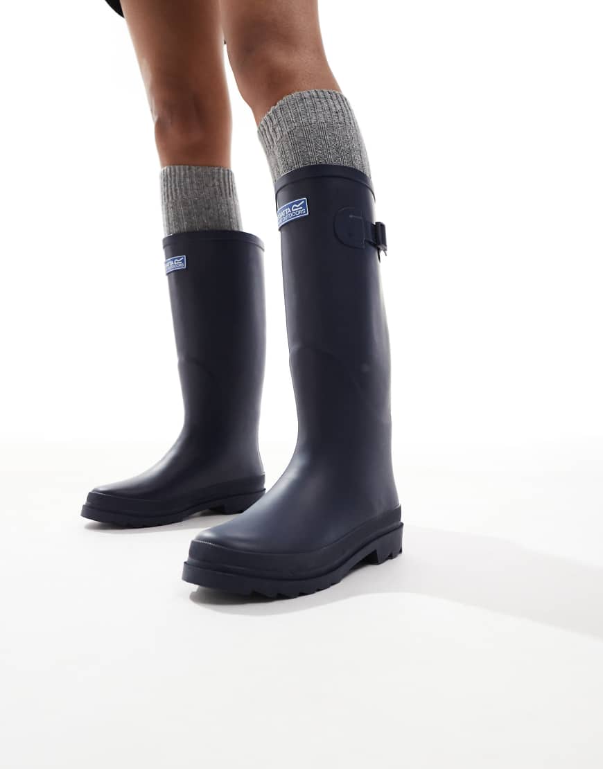 Regatta - Fairweather III - Gummistiefel für Damen in Blau-Marineblau von Regatta