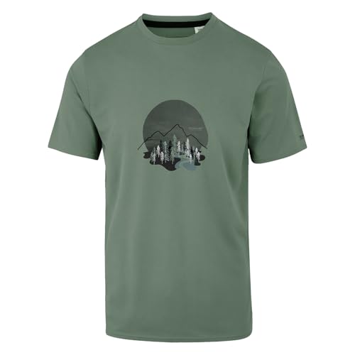 Regatta Herren T-Shirt Kurzarmshirt Funktionsshirt Fingal Stretch, Farbe:Grüngrau, Artikel:-R6B Glacier, Größe:M Regatta Herren T-Shirt Kurzarmshirt Funktionsshirt Fingal Stretch, Farbe:Grüngrau, Artikel:-R6B Glacier, Größe:M von Regatta
