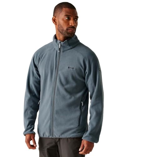 Regatta - Fleecejacke Hafield – Herren, Sturmgrau, XXXXL von Regatta