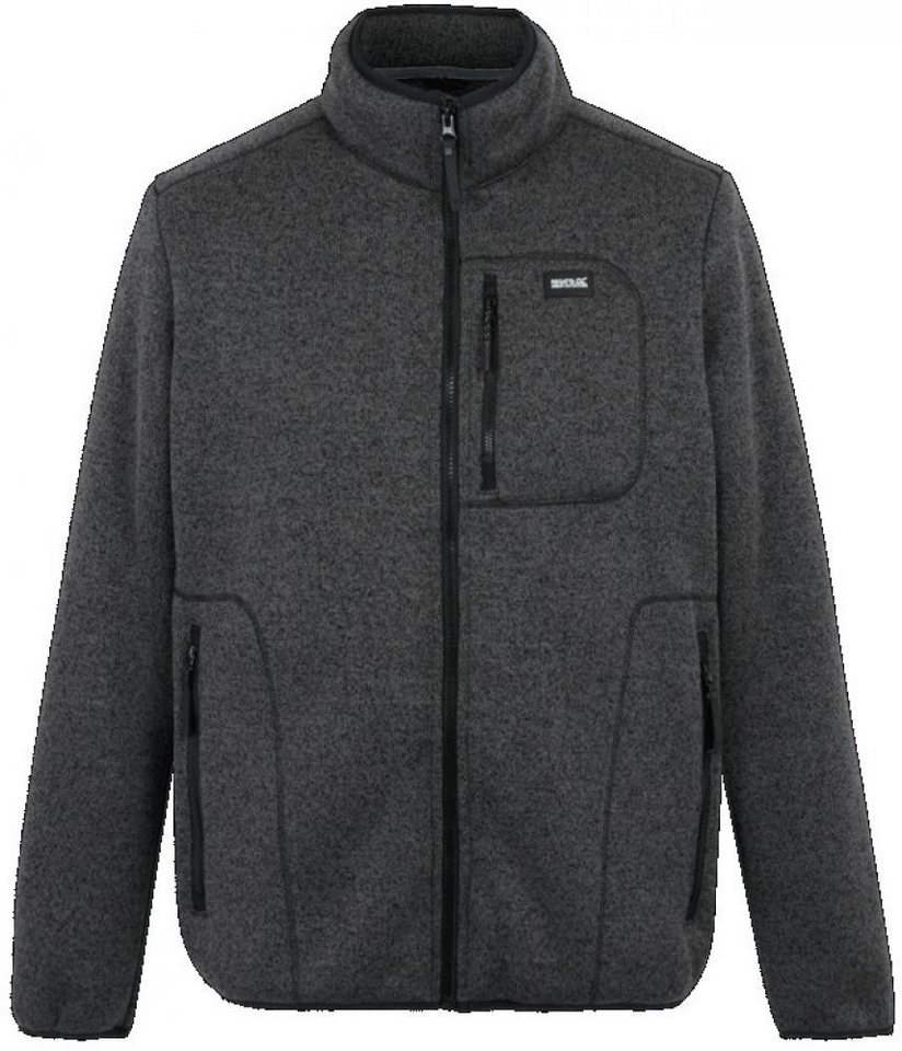 Regatta Fleecejacke Herren Melierte Strick Fleece Jacke - Barlee von Regatta