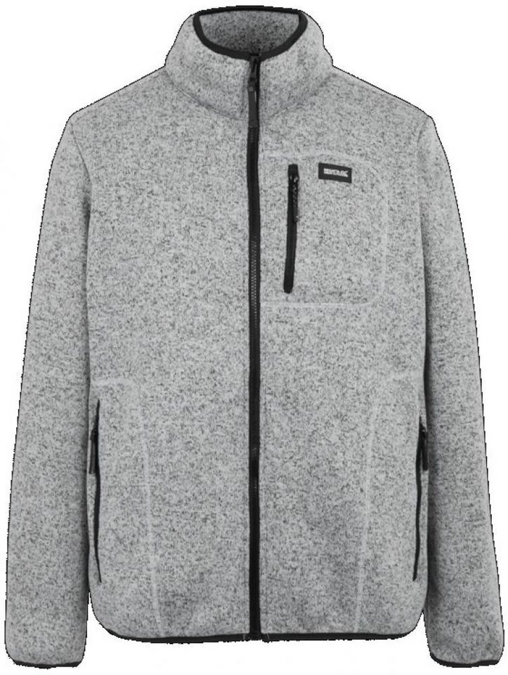Regatta Fleecejacke Herren Melierte Strick Fleece Jacke - Barlee von Regatta