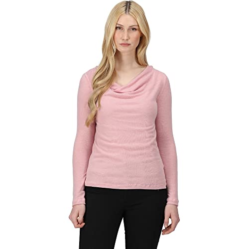 Regatta - Frayda Damen Langarm T-Shirt, Rosa Pulver, 40 von Regatta