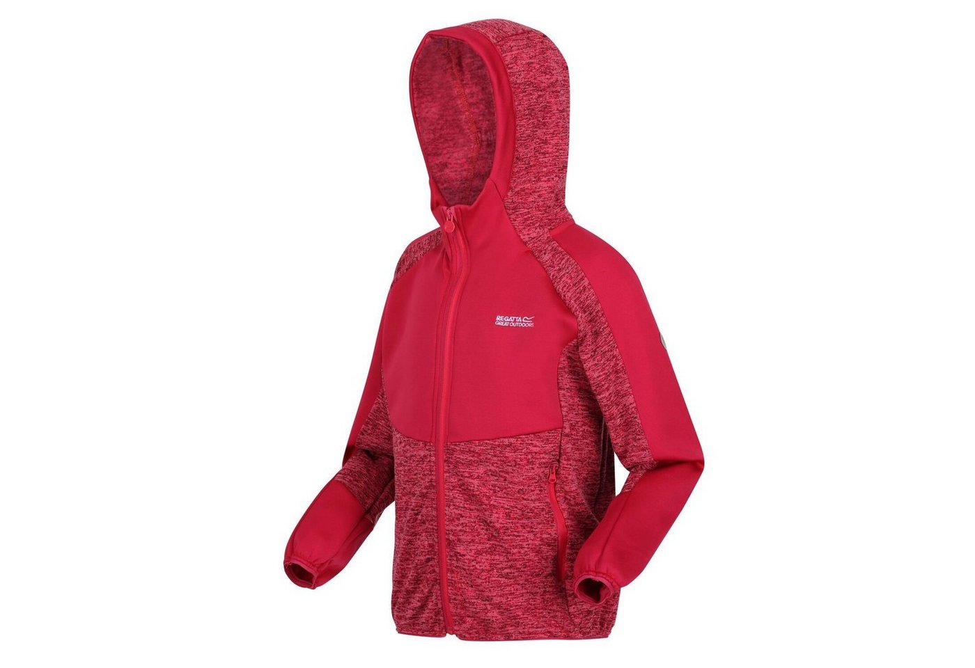 Regatta Funktionsjacke Regatta Strickfleecejacke für Kinder Dissolver VI mit Kapuze von Regatta