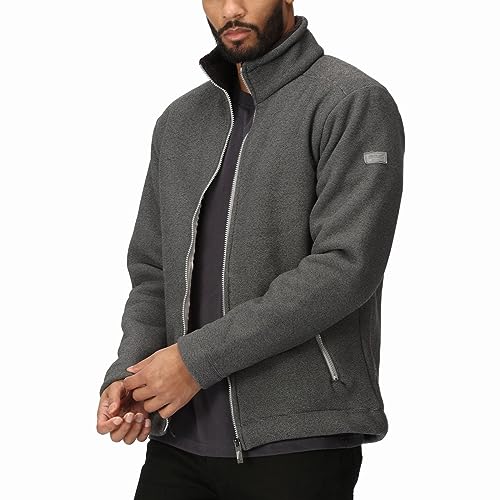 Regatta Herren Men's Garrian Ii Full Zip Fleece Jacket Fleecejacke, grau, M von Regatta