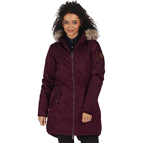 Regatta Great Outdoors Damen Parka Lucetta, isoliert, wasserdicht, atmungsaktiv (38 DE/UK12) (Feige) von Regatta