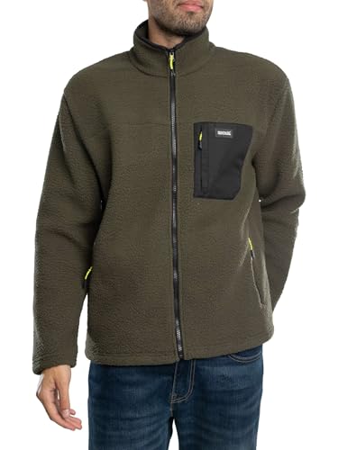 Regatta Herren Frankie Borg Fleecejacke, Dark Khaki, XXL Regatta Herren Frankie Borg Fleecejacke, Dark Khaki, XXL von Regatta