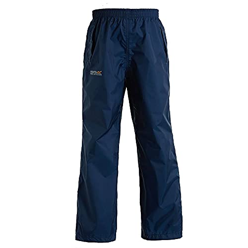 Regatta Great Outdoors Jungen Regen Überhose Adventure Tech Pack It (13 Jahre (158)) (Blau) von Regatta