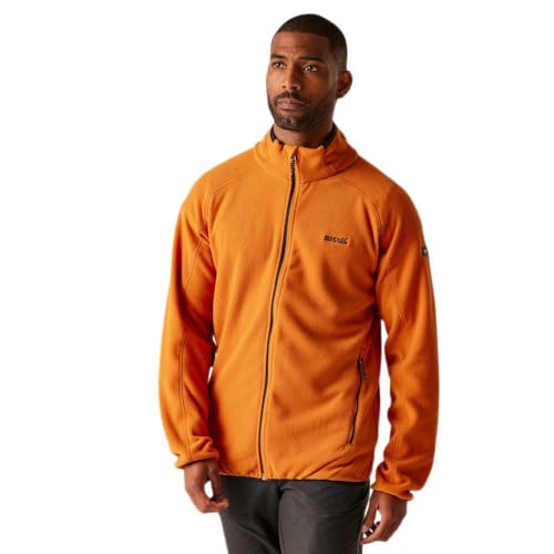 Regatta - Hadfield Fleecejacke Durchgehender Reißverschluss für Herren (5XL) (Fuchs) von Regatta