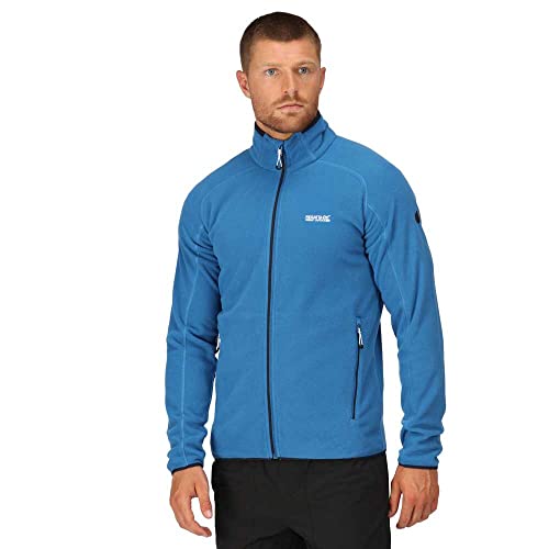 Regatta Herren Fleecejacke mit durchgehendem Reißverschluss von Hadfield, Blau (Snorkel Blue), L von Regatta