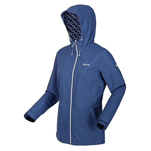 Regatta Hamara III Outdoorjacke für Damen mit Kapuze, Farbe:Blau, Größe:36 von Regatta