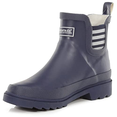 Regatta Harper Junior Rain Boot, Navy/White, 31 EU von Regatta