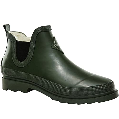 Regatta Harper bequeme, knöchelhohe Gummistiefel aus natürlichem Gummi mit Kunstfellfutter von Regatta