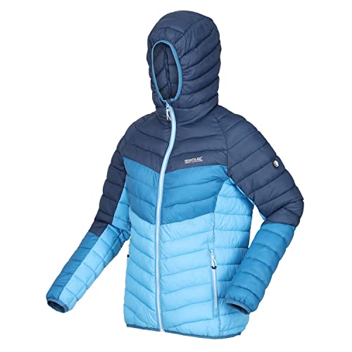 Regatta Harrock Steppjacke/Winterjacke Damen mit Kapuze, Farbe:Blau, Größe:36 von Regatta