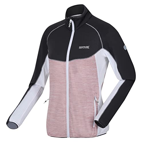 Regatta Hepley Fleecejacke für Damen leicht und dünn, Farbe:Rosa, Größe:38 von Regatta