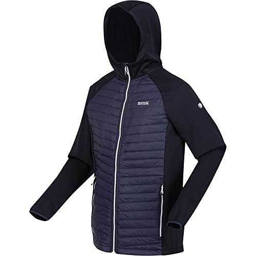 Regatta Herren Andreson VII leichte Hybridjacke mit Kapuze RMN207 M dunkelblau von Regatta