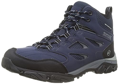 Regatta Herren Holcombe Iep Mid Wanderschuhe, Navy/Granite, 41 EU von Regatta