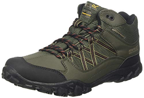 Regatta Herren Edgepoint Waterproof Hiking Boot Trekking-& Wanderhalbschuhe, Grün (Bay Leaf/Burnt Umbre R56), 39 EU von Regatta