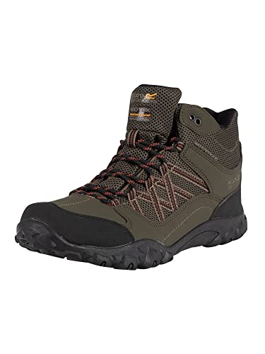 Regatta Herren Edgepoint Waterproof Hiking Boot Trekking-& Wanderhalbschuhe, Grün (Bay Leaf/Burnt Umbre R56), 39 EU von Regatta