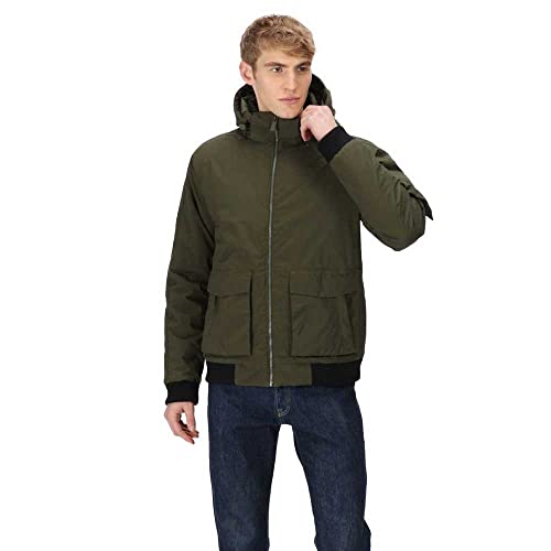 Regatta Herren Faizan wasserdichte und atmungsaktive Jacke - Mantel mit Thermoguard-Isolierung, Kapuze und mehreren Taschen von Regatta