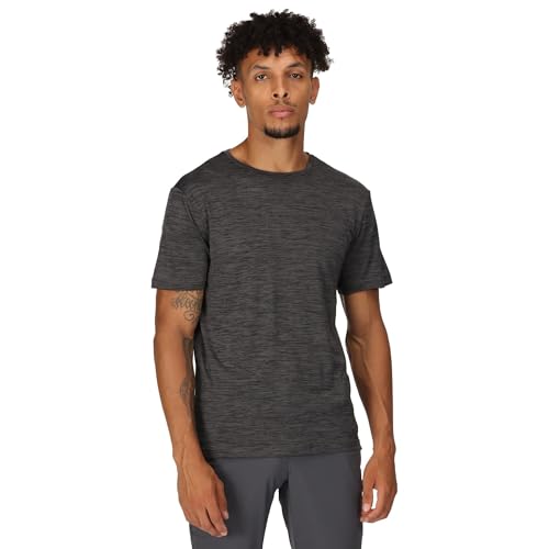 Regatta Herren Fingal Edition Marl T-Shirt Hemd, Grau, L von Regatta