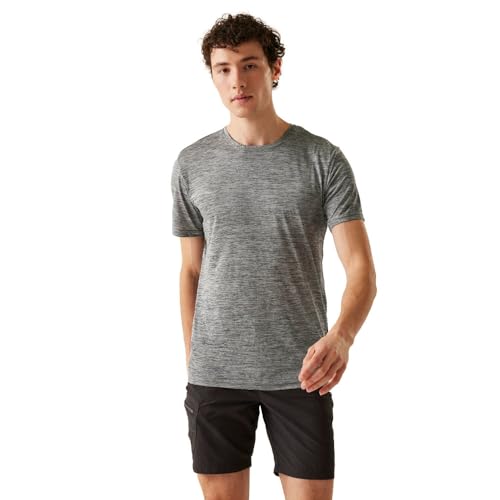 Regatta Herren Fingal Edition Marl T-Shirt Hemd, Rockgreymarl, XXL von Regatta