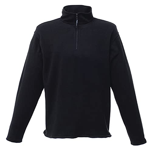 Regatta Herren Fleece-Top mit Reißverschluss bis zur Brust (L) (Schwarz) von Regatta