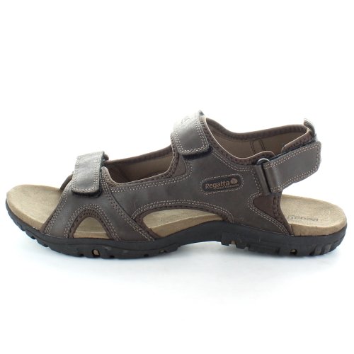 Regatta Herren Haris Durchgängies Plateau Sandalen, Braun (Peat), 45 EU von Regatta