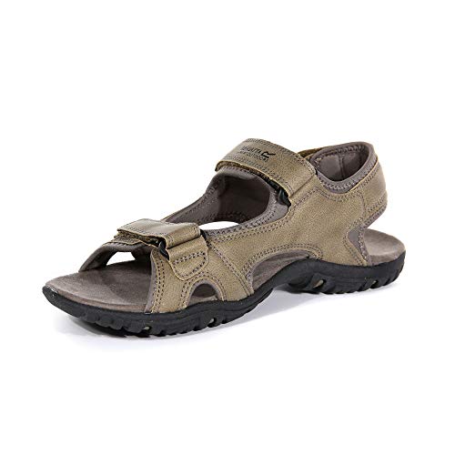 Regatta Herren Haris Sandal, Walnt/TreeTp, 45 EU von Regatta