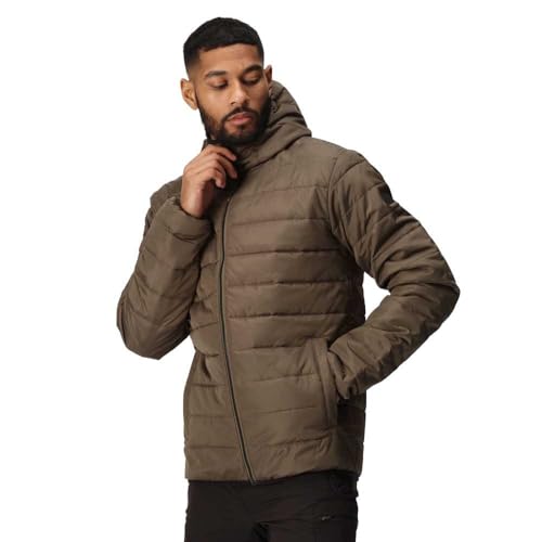 Regatta Herren Helfa Kapuzenjacke, isoliert, warm, wattiert Gepolsterter Mantel, krokodil, M Regatta Herren Helfa Kapuzenjacke, isoliert, warm, wattiert Gepolsterter Mantel, krokodil, M von Regatta