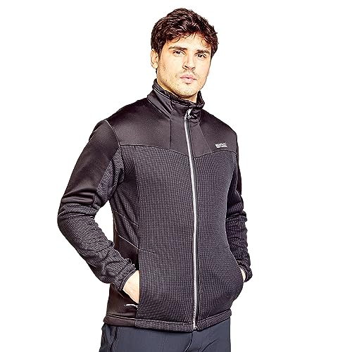 Regatta Herren Highton Winter Full Zip II Pullover, Rhinoo/Schwarz, XL von Regatta