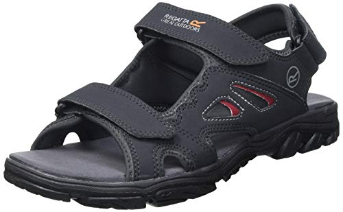 Regatta Herren Holcombe Vent Sandal, Ash/RioRed, 39 EU von Regatta