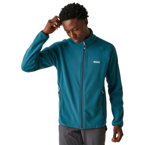 Regatta Herren Jacke Outdoorjacke Fleecejacke Hadfield, Farbe:Blau, Artikel:-4VK Moroccan Blue, Größe:L von Regatta