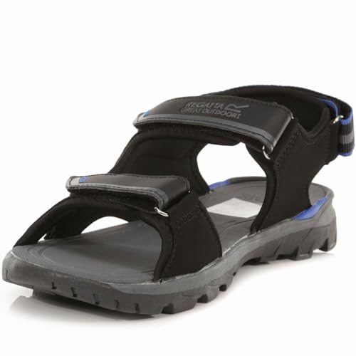 Regatta Herren Kota Drift Sandal, Blk/Nautical, 39 EU von Regatta