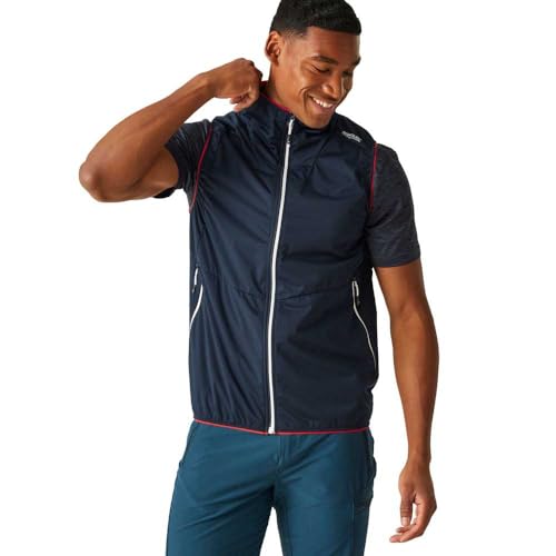Regatta Herren Lankin Vi Softshell Bodywarmer, Marineblau (Danger Red), XL von Regatta