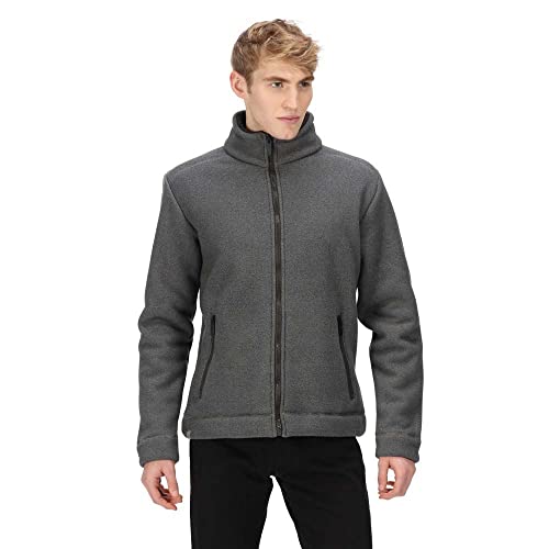 Regatta Herren Men's Garrian Ii Full Zip Fleece Jacket Fleecejacke, Asche, XL von Regatta