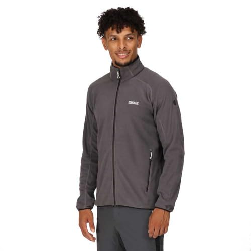 Regatta Herren Jacke Outdoorjacke Fleecejacke Hadfield, Farbe:Grau, Artikel:-038 Seal Grey, Größe:2XL Regatta Herren Jacke Outdoorjacke Fleecejacke Hadfield, Farbe:Grau, Artikel:-038 Seal Grey, Größe:2XL von Regatta