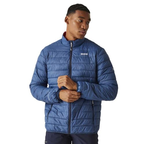 Regatta Herren Men's Insulated Jacket HillPack II Jacke, gepolstert, mit durchgehendem Reißverschluss, blau, S von Regatta