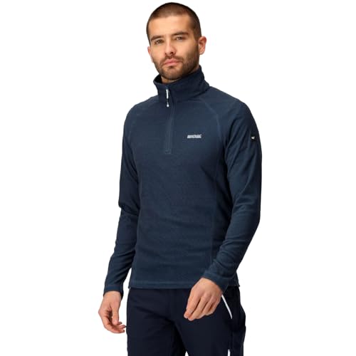 Regatta Herren Men's Montes Lightweight Half Zip Fleece, Admrial Blue, XXL von Regatta