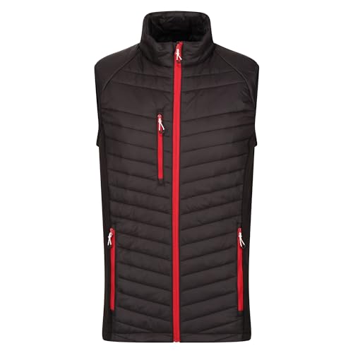 Regatta Professional Herren Men's Navigate Hybrid Isolierte Bodywarmer, schwarz/grün, XXL von Regatta Professional