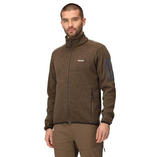 Regatta Herren Men's Newhill Full Zip Fleece, Krokodil, 4XL von Regatta