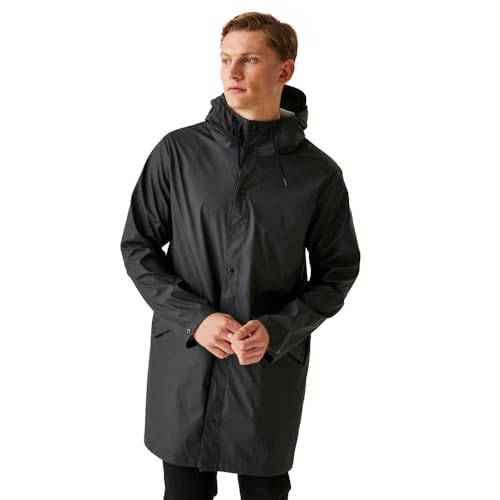 Regatta Herren Men's Trustan Parka Jacket Regenmantel, Black, XXL von Regatta